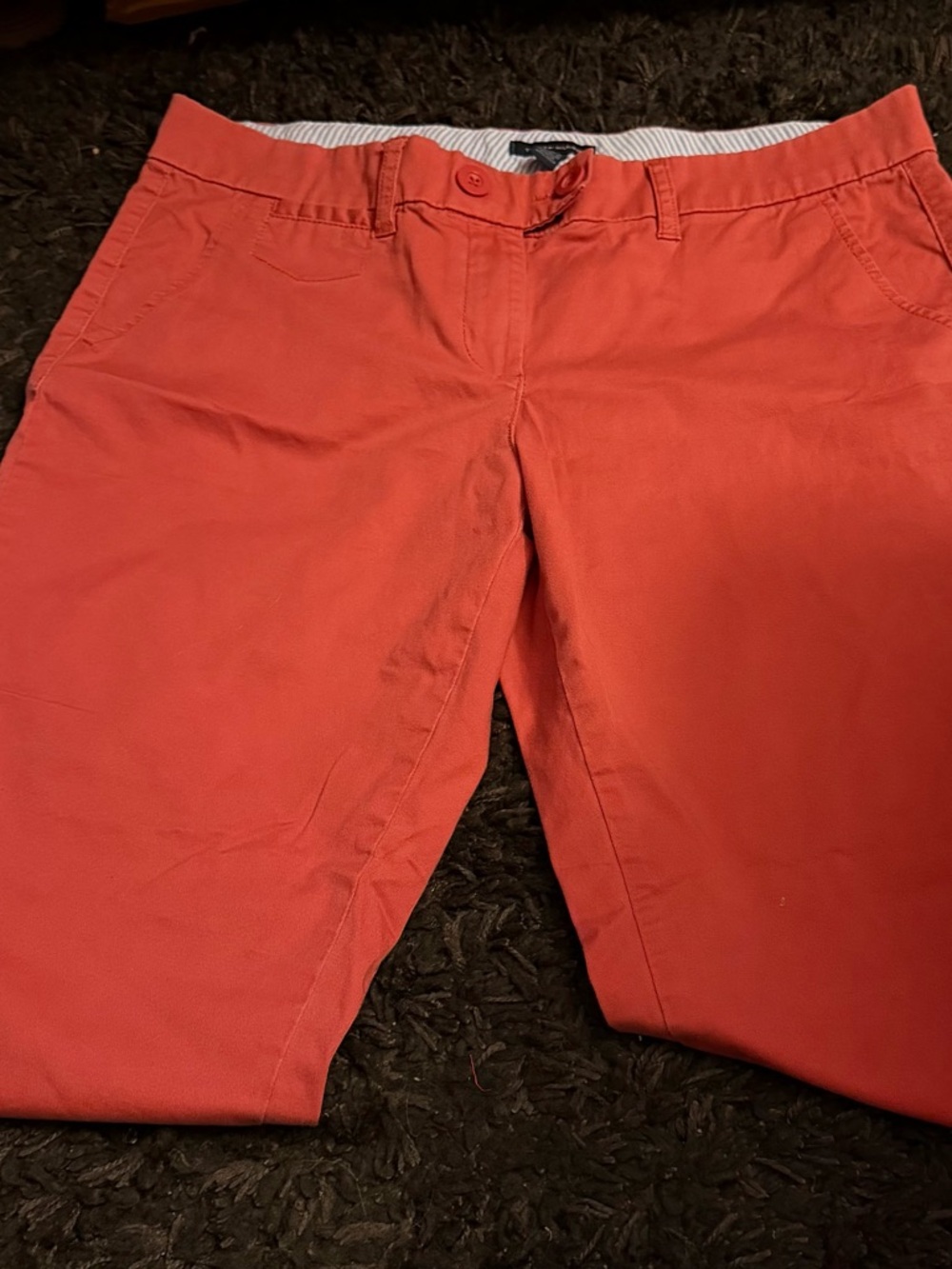 Women's Coral Tommy Hilfiger Capri’s